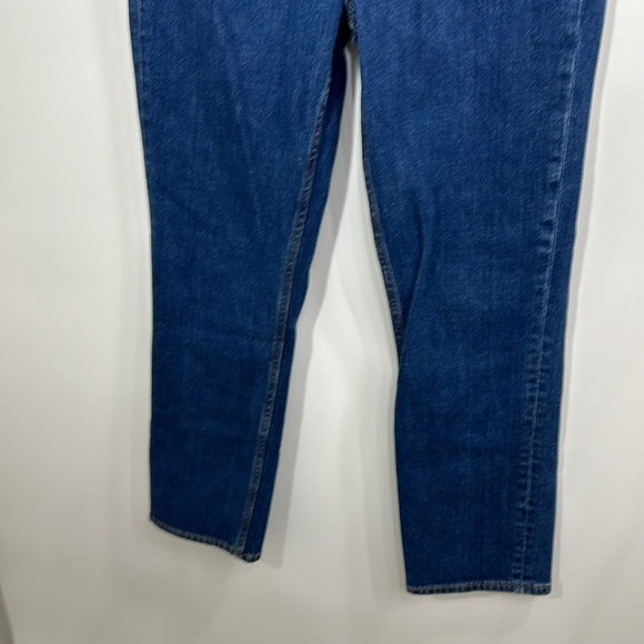 Abercrombie & Fitch Women's High Rise Jeans - Dark Blue - Picture 3 of 10